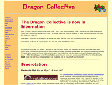 Tablet Screenshot of dragoncollective.co.uk